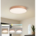 Brilagi - Димируемо LED таванно осветително тяло POOL LED/60W/230V 3000-6000K Ø 60 см бронзово + дистанционно управление