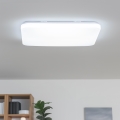 Brilagi - димируемо LED таванно осветително тяло SHINE LED/24W/230V Ø 60 cm 3000/4000/6500K кремаво + дистанционно управление