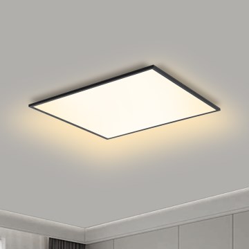 Brilagi - Димируемо LED таванно осветително тяло SLIMFRAME LED/36W/230V 45x45 cm 3000-6000K черно + дистанционно управление