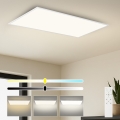 Brilagi - димируемо LED таванно осветително тяло SLIMFRAME LED/80W/230V 120x60 cm 3000-6000K бяло + дистанционно управление