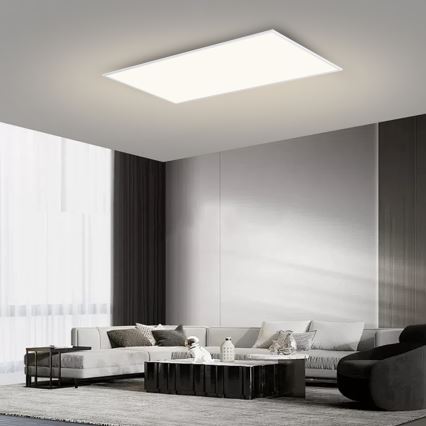 Brilagi - LED димируемо таванно осветително тяло SLIMFRAME LED/80W/230V 120x60 cm 3000-6000K бяло + дистанционно управление