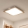 Brilagi - Димируемо LED таванно осветително тяло SLIMFRAME WOOD LED/58W/230V 64x64 cm 3000-6000K кафяво + дистанционно управление