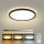 Brilagi - Димируемо LED таванно осветително тяло ULTRA SLIM LED/18W/230V 2700-6500K Ø 30 см черно + дистанционно управление