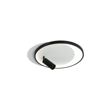 Brilagi - LED димируемо таванно осветително тяло UNITY LED/48W/230V + 1xGU10/3W 3000-6000K 39x45 cm бял/черен + дистанционно управление