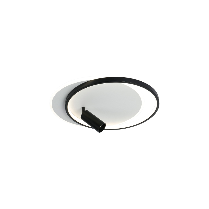 Brilagi - LED димируемо таванно осветително тяло UNITY LED/48W/230V + 1xGU10/3W 3000-6000K 39x45 cm бял/черен + дистанционно управление