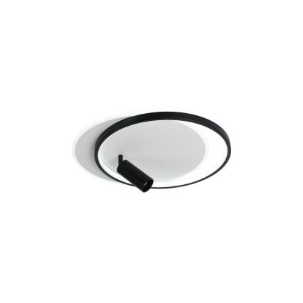 Brilagi - LED димируемо таванно осветително тяло UNITY LED/48W/230V + 1xGU10/3W 3000-6000K 39x45 cm бял/черен + дистанционно управление