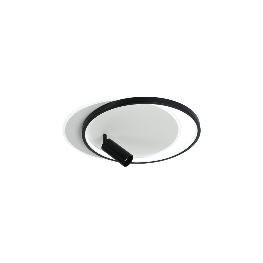 Brilagi - LED димируемо таванно осветително тяло UNITY LED/48W/230V + 1xGU10/3W 3000-6000K 39x45 cm бял/черен + дистанционно управление
