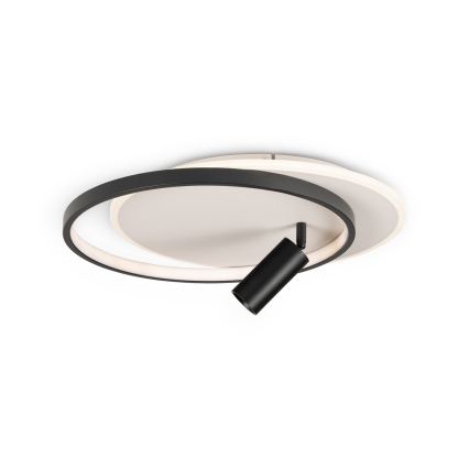 Brilagi - LED димируемо таванно осветително тяло UNITY LED/48W/230V + 1xGU10/3W 3000-6000K 39x45 cm бял/черен + дистанционно управление