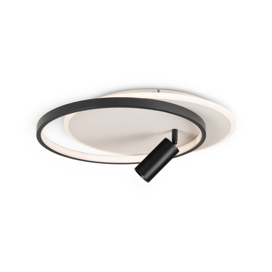 Brilagi - LED димируемо таванно осветително тяло UNITY LED/48W/230V + 1xGU10/3W 3000-6000K 39x45 cm бял/черен + дистанционно управление