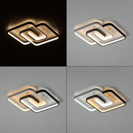 Brilagi - LED димируемо таванно осветително тяло VELO LED/64W/230V 48x48 cm 3000-6500K + дистанционно управление