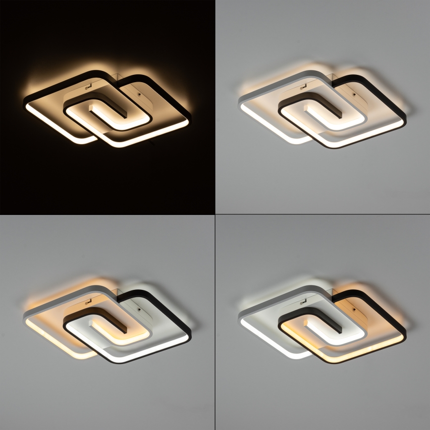 Brilagi - LED димируемо таванно осветително тяло VELO LED/64W/230V 48x48 cm 3000-6500K + дистанционно управление