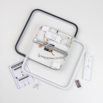 Brilagi - LED димируемо таванно осветително тяло VELO LED/64W/230V 48x48 cm 3000-6500K + дистанционно управление