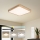 Brilagi - Димируемо LED таванно осветително тяло WOODLINE SQUARE LED/80W/230V 3000-6000K дъб 60x60 cm + дистанционно управление