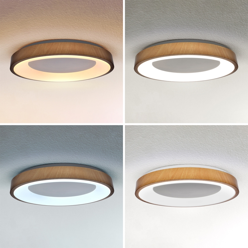 Brilagi - Димируемо LED таванно осветително тяло DORIA LED/60W/230V 3000-6500K Ø 60 см + дистанционно управление