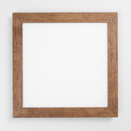 Brilagi - LED димируемо таванно осветително тяло SLIMFRAME WOOD LED/36W/230V 49,5x49,5 cm 3000-6000K тъмно кафяво + дистанционно управление