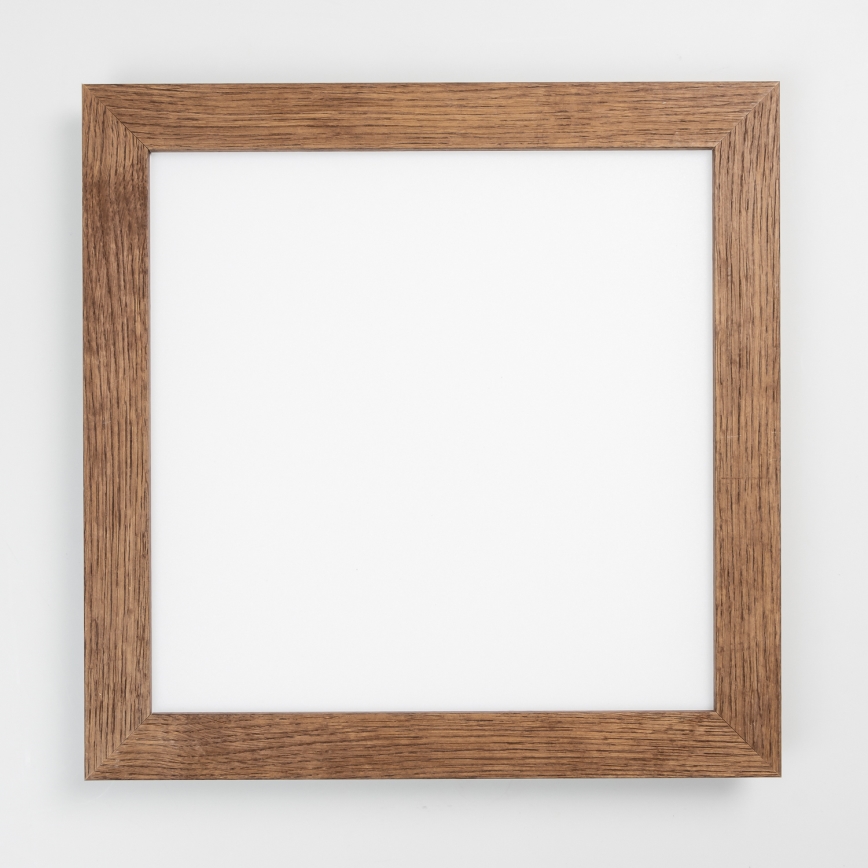 Brilagi - LED димируемо таванно осветително тяло SLIMFRAME WOOD LED/36W/230V 49,5x49,5 cm 3000-6000K тъмно кафяво + дистанционно управление