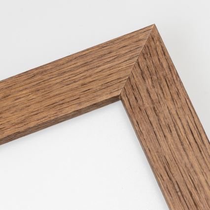 Brilagi - LED димируемо таванно осветително тяло SLIMFRAME WOOD LED/36W/230V 49,5x49,5 cm 3000-6000K тъмно кафяво + дистанционно управление
