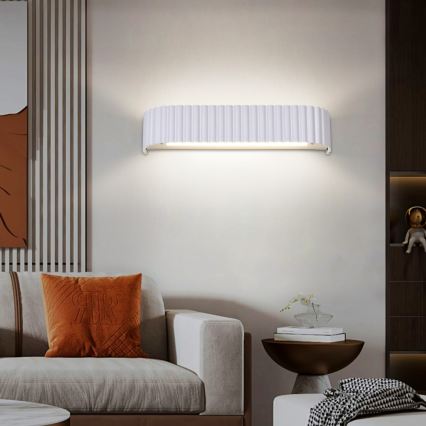 Brilagi - LED стенно осветително тяло с възможност за димиране FALCON MODERN LED/14W/230V 3000-6000K 40 cm бяло + дистанционно управление