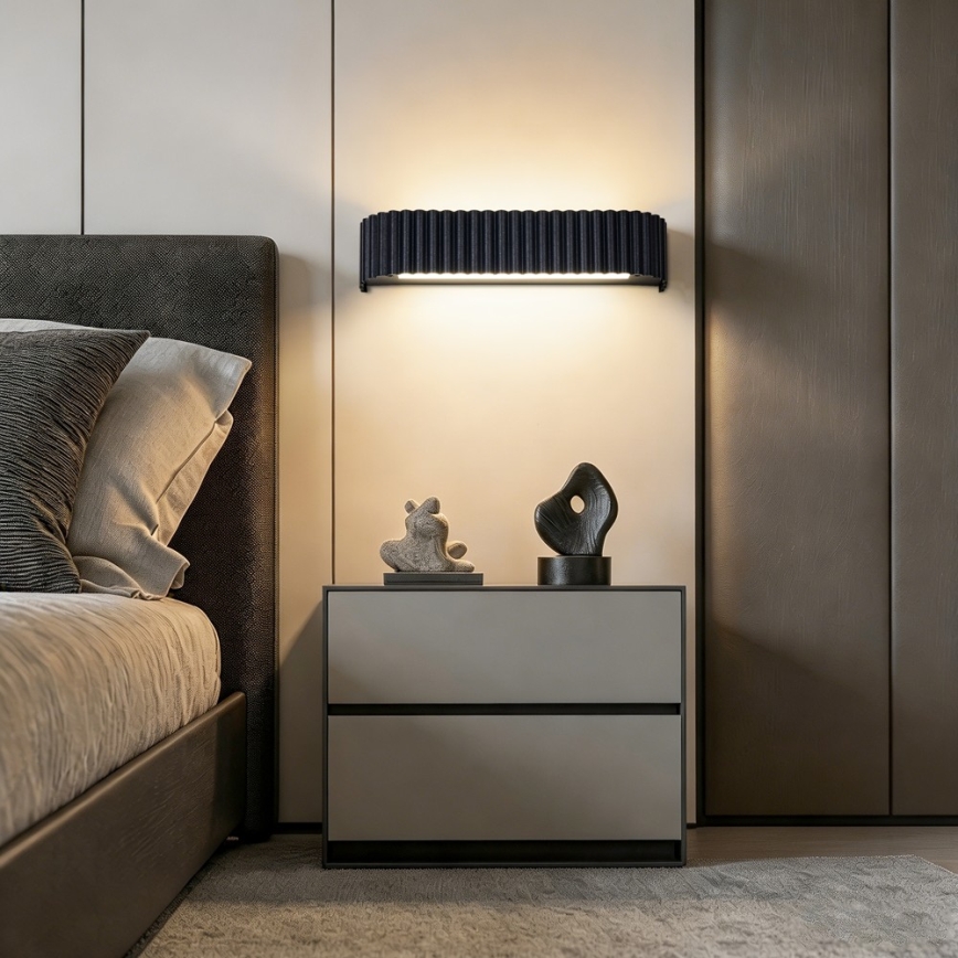BRILAGI - димируемо LED стенно осветително тяло FALCON MODERN LED/14W/230V 3000-6000K 40 cm черно + дистанционно управление