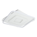 Brilagi - Димируемо таванно LED осветително тяло IRIS LED/98W/230V 3000-6000K 50x50 cm бяло + дистанционно управление