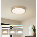 Brilagi - Димируемо таванно LED осветително тяло POOL LED/48W/230V 3000–6000K, диаметър 40 см, златисто + дистанционно управление