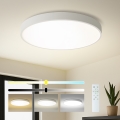Brilagi - димируемо таванно LED осветително тяло POOL SMART LED/100W/230V 3000-6000K Ø 80 см Wi-Fi Tuya бяло + дистанционно управление