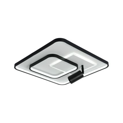 Brilagi - Димируемо таванно осветително тяло UNITY LED/75W/230V + 1xGU10/3W 3000-6000K 50x50 cm бяло/черно + дистанционно управление