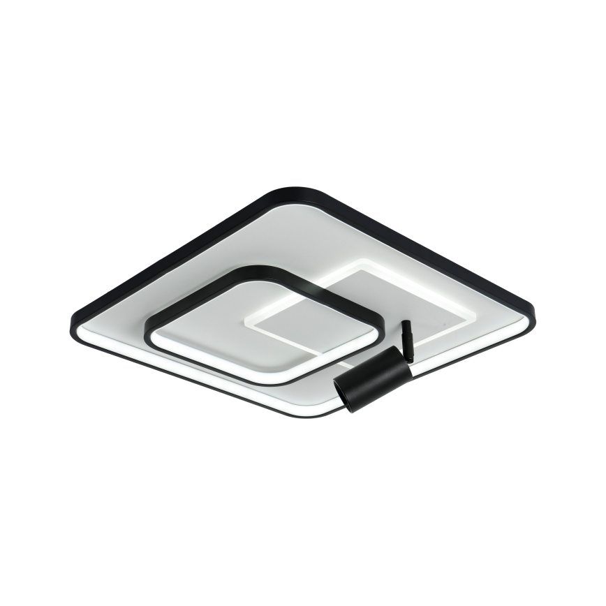 Brilagi - Димируемо таванно осветително тяло UNITY LED/75W/230V + 1xGU10/3W 3000-6000K 50x50 cm бяло/черно + дистанционно управление