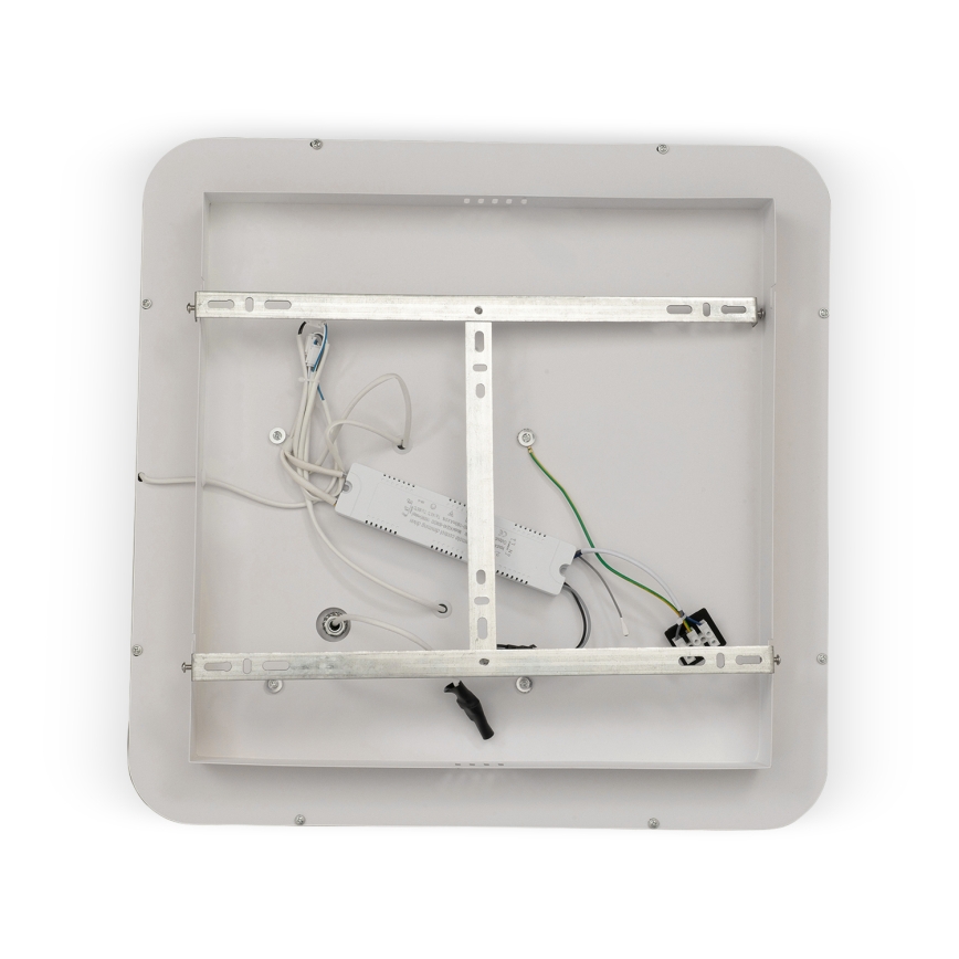 Brilagi - Димируемо таванно осветително тяло UNITY LED/75W/230V + 1xGU10/3W 3000-6000K 50x50 cm бяло/черно + дистанционно управление