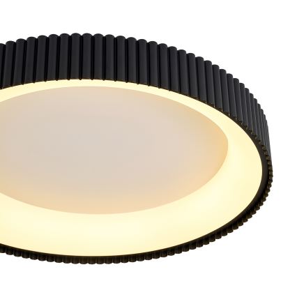 Brilagi - LED таванно осветително тяло FALCON MODERN с димиране, LED/54W/230V, 3000-6500K, диаметър 60 см, черно + дистанционно управление
