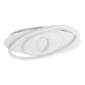 Brilagi - димируемо таванно осветително тяло IRIS LED/78W/230V 3000-6000K 37x49 cm бяло + дистанционно управление
