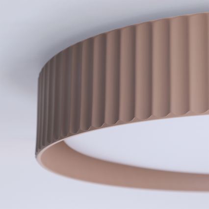 Brilagi - LED димируемо таванно осветително тяло LUCIA LED/48W/230V 3000-6500K Ø 41 см таупе + дистанционно управление