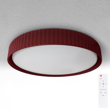 Brilagi - Димируемо таванно осветително тяло LUCIA LED/60W/230V 3000-6500K Ø 59 cm червено + дистанционно управление