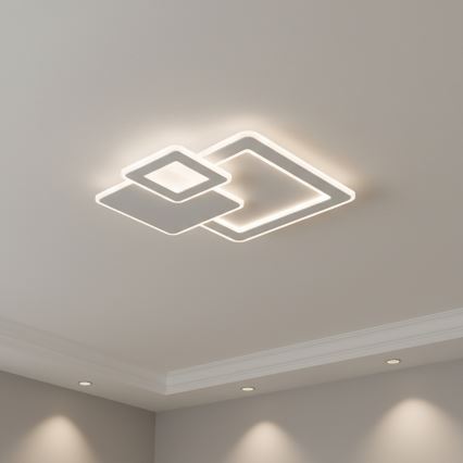 Brilagi - LED димируемо таванно осветително тяло MODERN LED/93W/230V 3000-6000K 48,5x48,5 cm + дистанционно управление