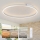 Brilagi - Димируемо таванно осветително тяло PORTOFINO LED/85W/230V 3000-6000K Ø 120 см, сребристо + дистанционно управление