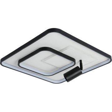 Brilagi - Димируемо таванно осветително тяло UNITY LED/75W/230V + 1xGU10/3W 3000-6000K 50x50 cm бяло/черно + дистанционно управление