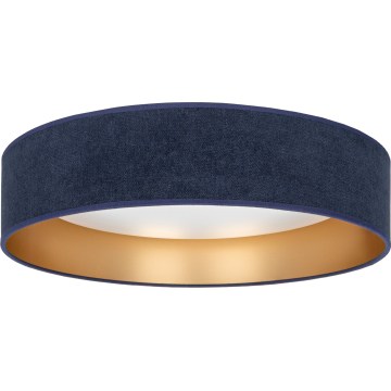 Brilagi - димируемо таванно осветително тяло VELVET SMARTIX LED/36W/230V 3000-6000K Ø 55 cm синьо/златно Wi-Fi Tuya Beacon + дистанционно управление