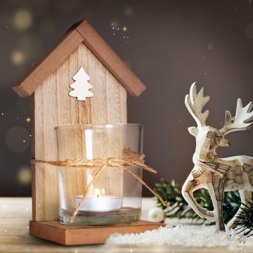 Brilagi - Дървена свещник за чаена свещ