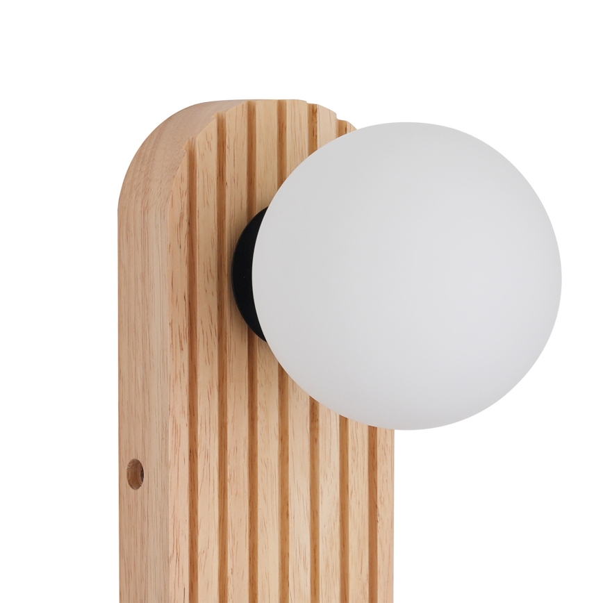 Brilagi - Настенен аплик MODERN WOOD 1xG9/5W/230V + 1xGU10/8W дърво