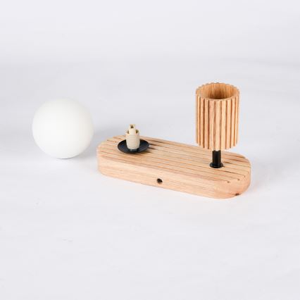 Brilagi - Настенен аплик MODERN WOOD 1xG9/5W/230V + 1xGU10/8W дърво