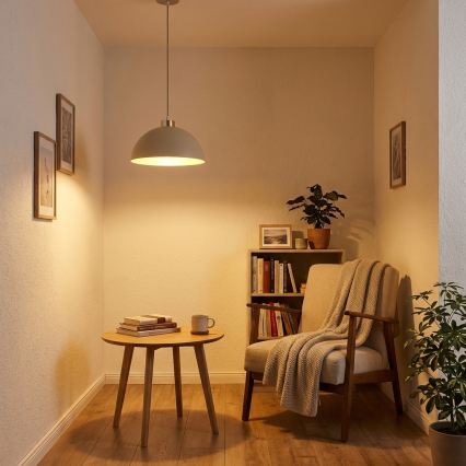 Brilagi - Елегантен пендел с кабел 1xE27/60W/230V Ø 30 см, бежово/златно