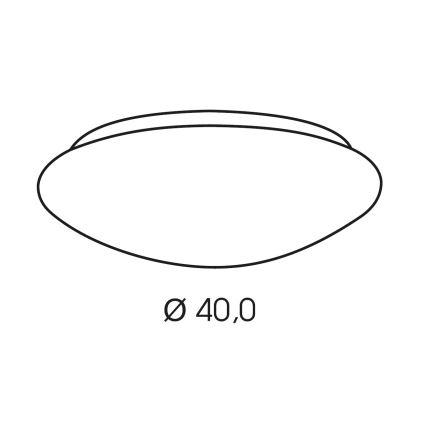 Brilagi - Елегантен плафон в стил Тифани FOLIA с витраж, 3xE27/60W/230V, диаметър 40 см