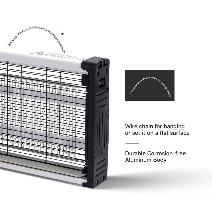 Brilagi - Електрически капан за насекоми 2xUV/20W/230V 100 m2