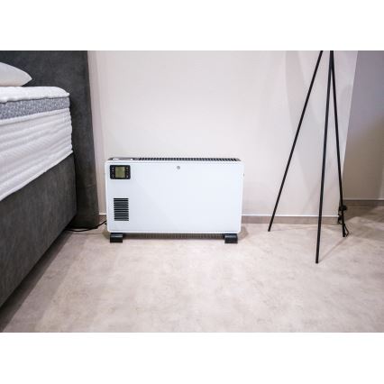 Brilagi - Електрически конвектор 1000/1300/2300W LCD/таймер/TURBO/термостат бял + д.у.