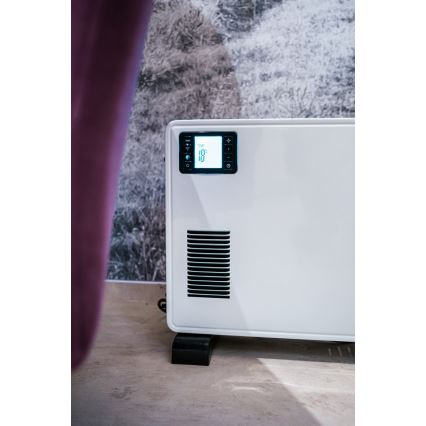 Brilagi - Електрически конвектор 1000/1300/2300W LCD/таймер/TURBO/термостат бял + д.у.