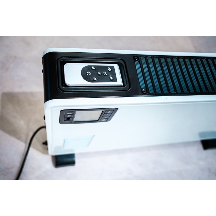 Brilagi - Електрически конвектор 1000/1300/2300W LCD/таймер/TURBO/термостат бял + д.у.