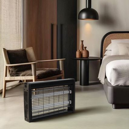 Brilagi - Електрически капан за насекоми 2xUV/10W/230V 60 m2 черен