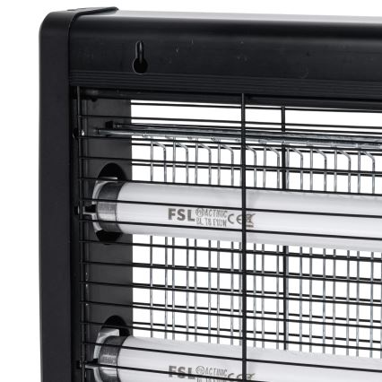 Brilagi - Електрически капан за насекоми 2xUV/10W/230V 60 m2 черен