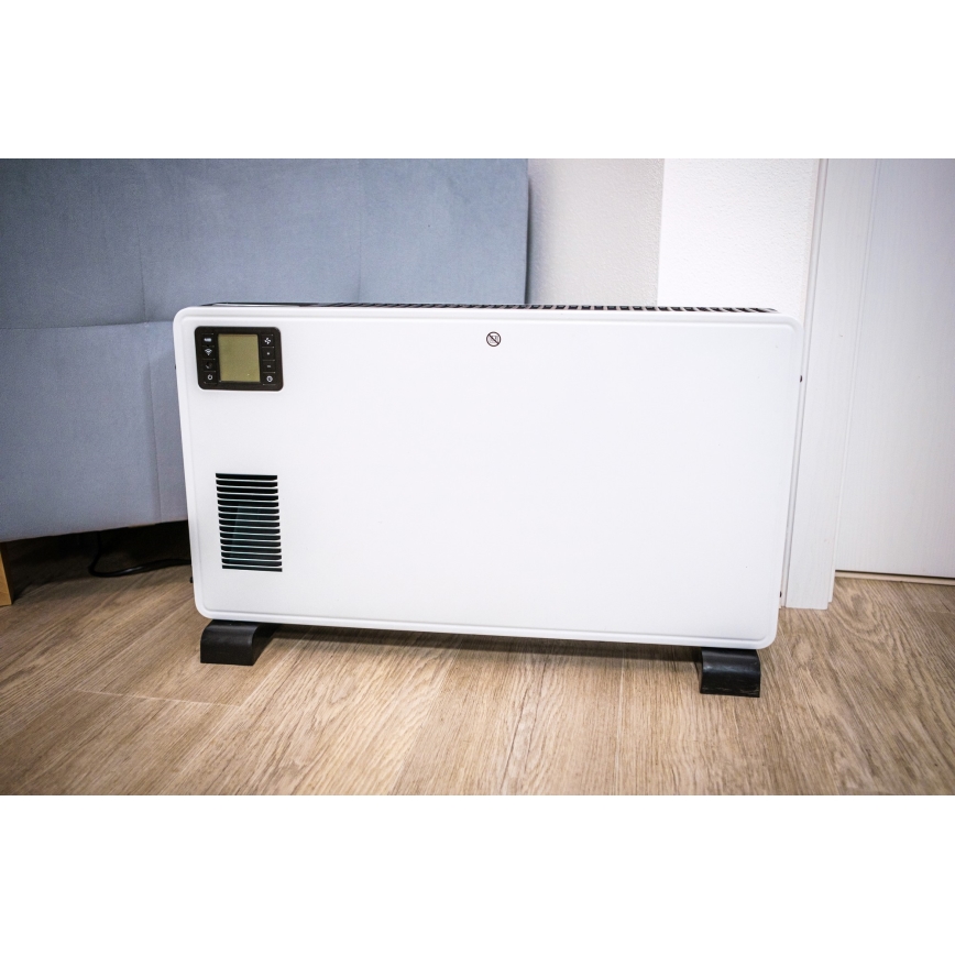 Brilagi - Електрически конвектор 1000/1300/2300W LCD/таймер/TURBO/термостат бял + д.у.
