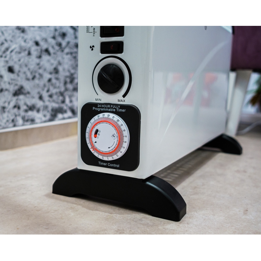 Brilagi - Електрически конвекторен нагревател 750/1250/2000W таймер/термостат